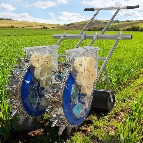 Double row stainless steel precision seeding drill for corn and soybean